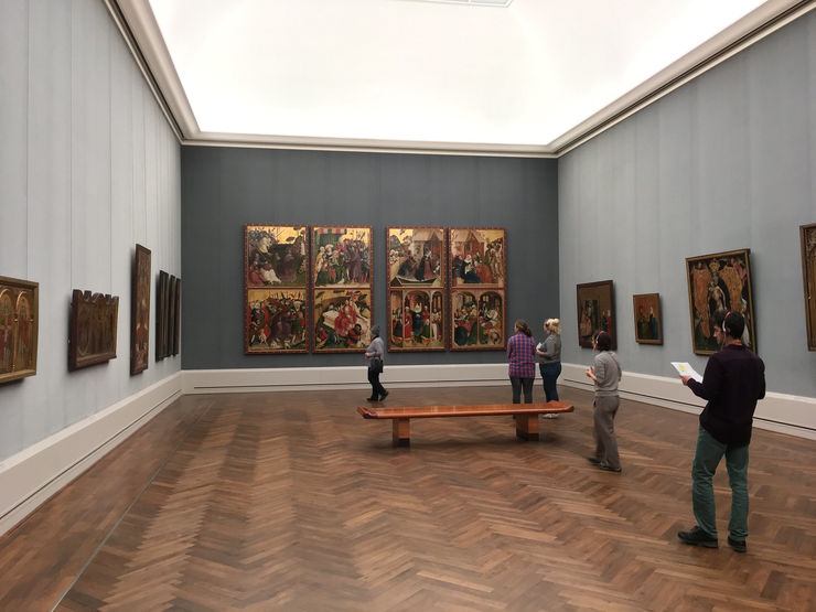 Inside the Gemaldegalerie Art Gallery