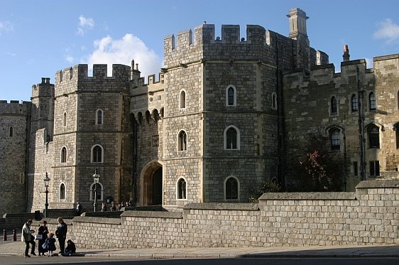 700 year old stonework of Windsor Castle