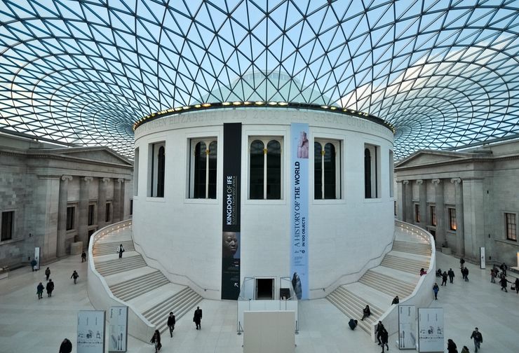 Central Courtyard Inside the British Museum