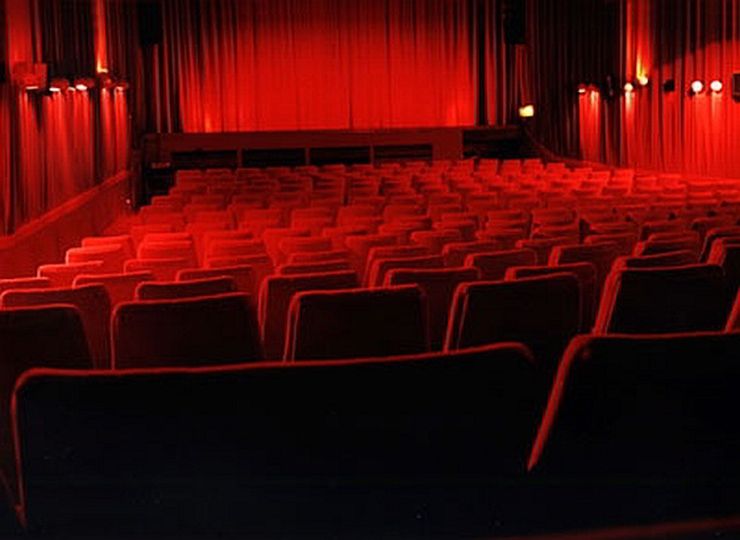 Seating inside the Prince Charles Cinema