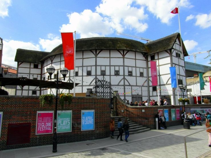 Entrance to Shakespeare's Globe Theatre