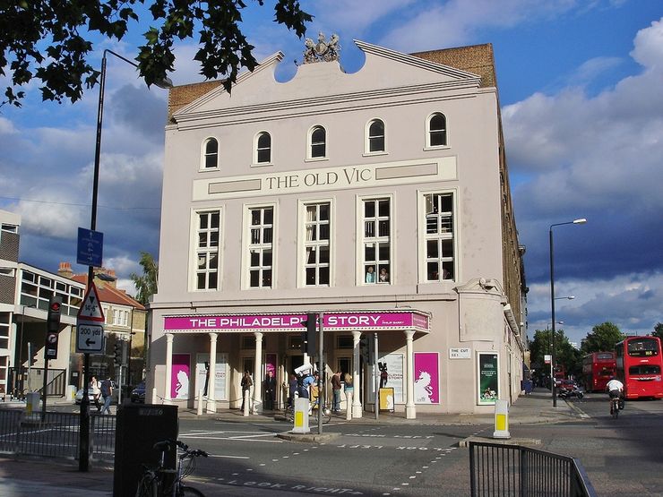 Front facade of the Old Vic Theatre
