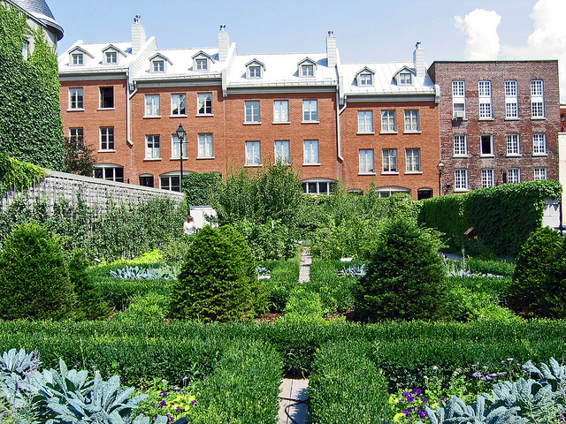 The Chateau Ramezay Garden