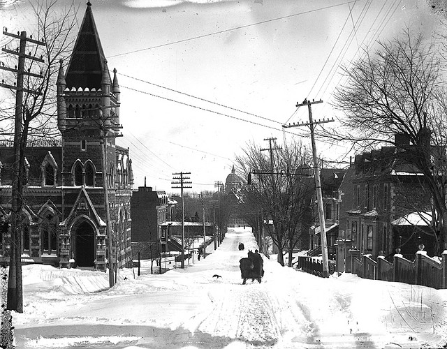 Montreal winter circa 1890 - One of thousands of historic photos you can see at the McCord Museum