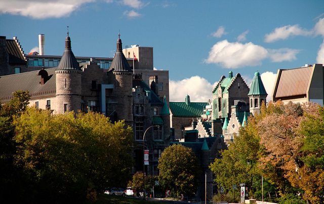 Striking rooflines of the McGill University Campus