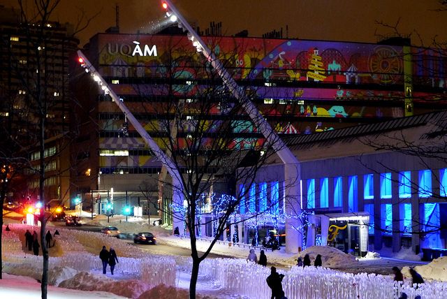Place des Arts in the Winter - Spectacular