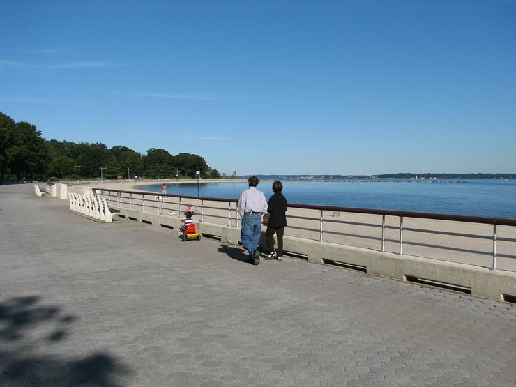 Orchard Beach in the Bronx is one of New Yorks top beaches