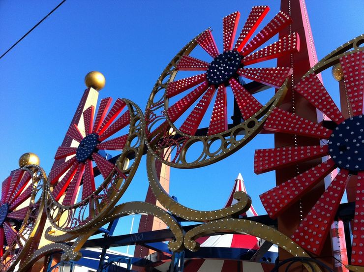 Entrance to the new Luna Park on Coney Island