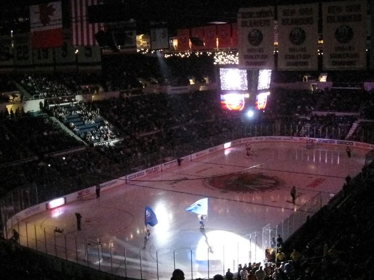 Nassau Coliseum is home to the New York Islanders