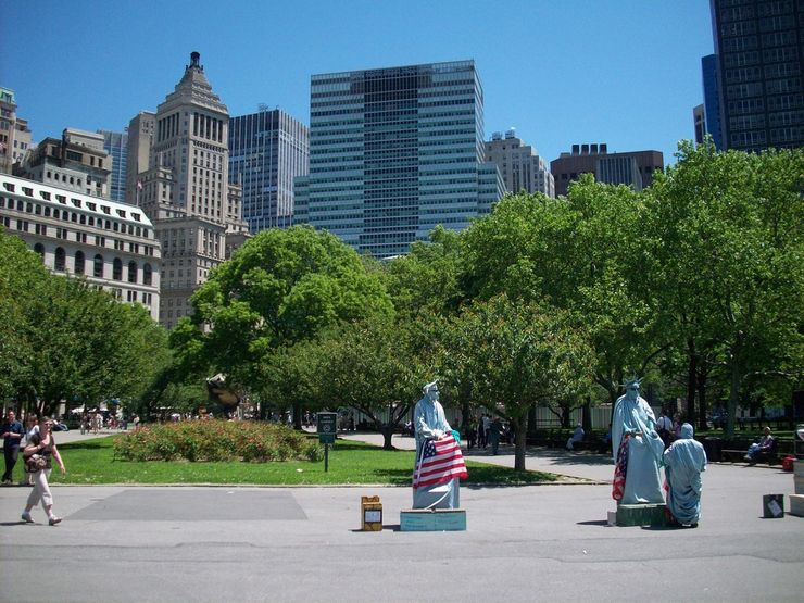 'Soap Boxers' in Battery Park