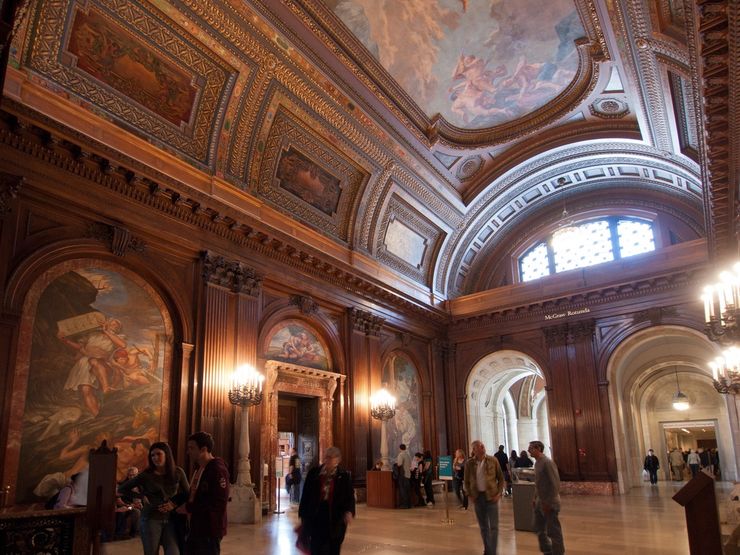 The Interior of the New York Public Library is nothing short of Spectacular