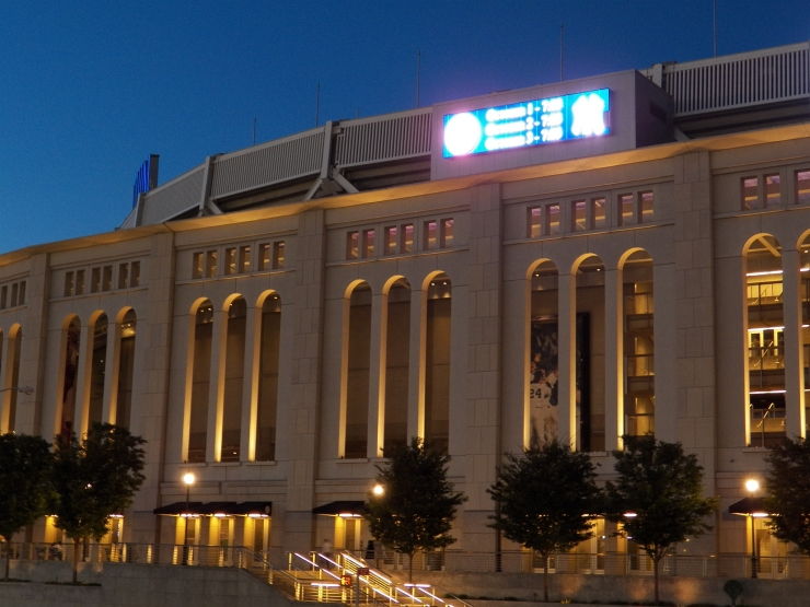Facade of Yankee Stadium