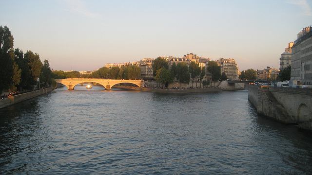 View of the River Seine from the Batobus