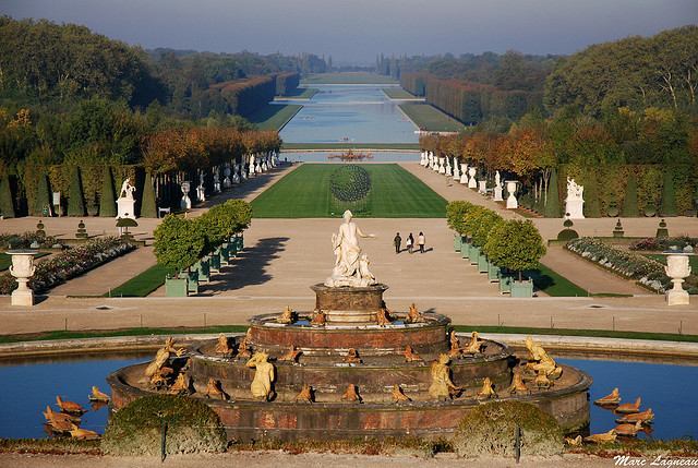 Beautiful view of the Grand Canal at the Château de Versailles