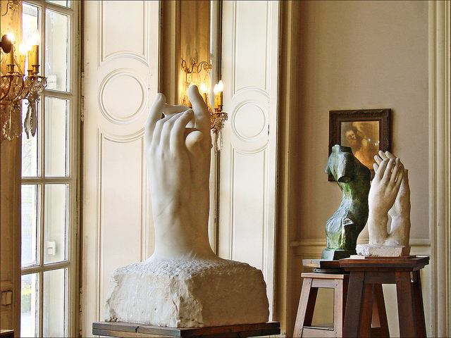 Hands were were often a subject in and of themselves in the works of Auguste Rodin