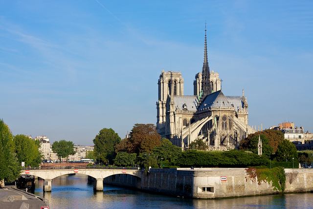 View of the Notre Dame from the River Seine