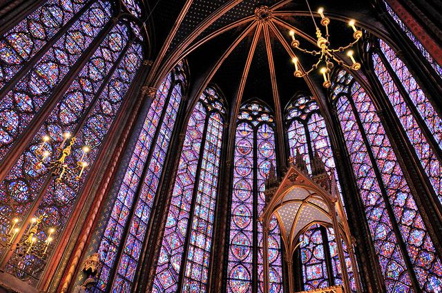 Sainte Chapelle boasts some of the most beautiful stained glass in the world