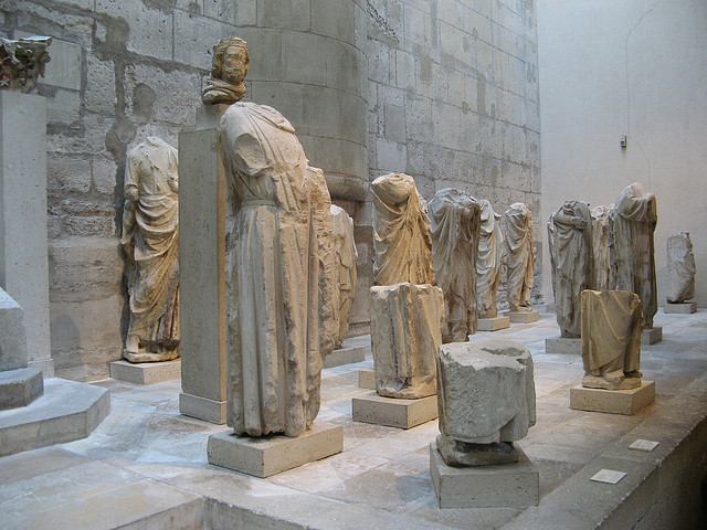 Headless sculptures in the Musée de Cluny