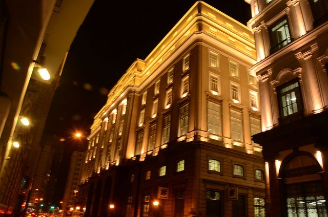 Bank of Brazil Cultural Centre RJ at night