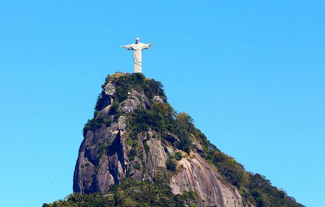 Christ the Redeemer Statue on top of Corcovado Peak