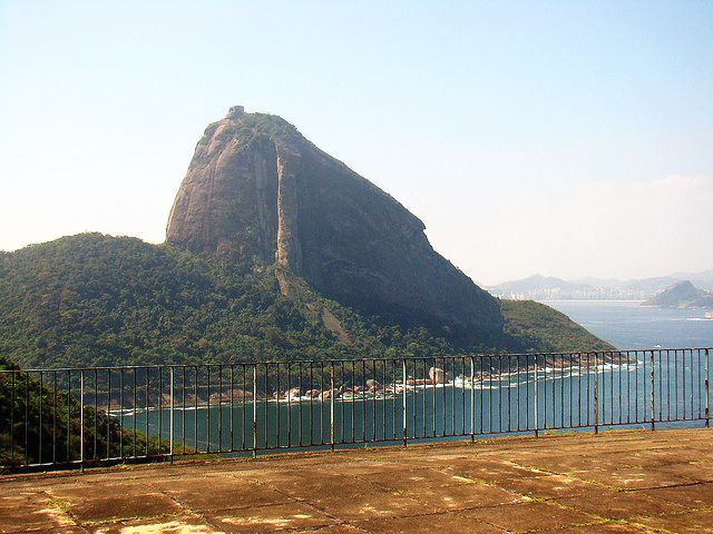 View of Sugar Loaf Mountain from Forte Duque de Caxias