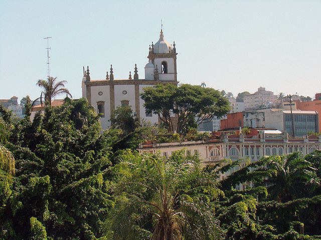 Church of Our Lady of the Glory commands a great view from the top of the hill