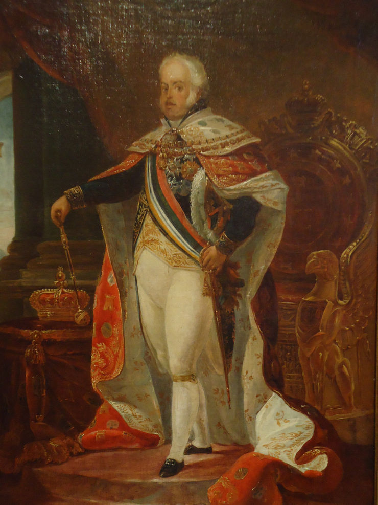 Portrait of King Dom John VI whose personal collection is a significant portion of the museums art
