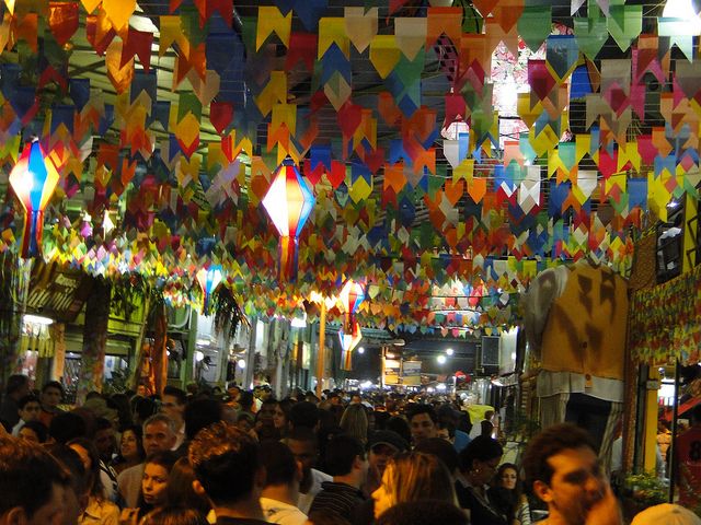 Inside the São Cristovão Market during the June Fair