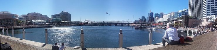 Pananoramic view of Darling Harbour