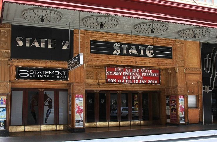 Entrance to the State Theatre
