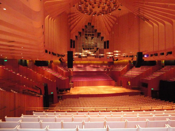 Inside the Sydney Opera House Concert Hall