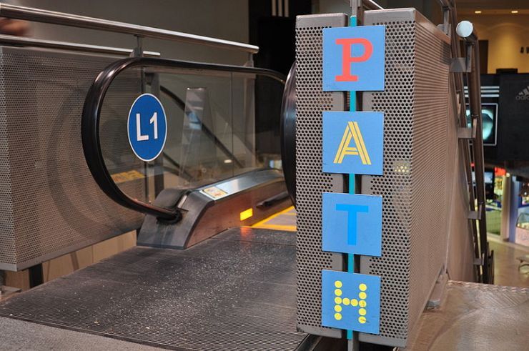 Signage and Escalator to Toronto's PATH