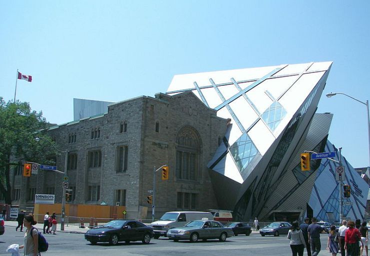Old architecture meets new at the Royal Ontario Museum