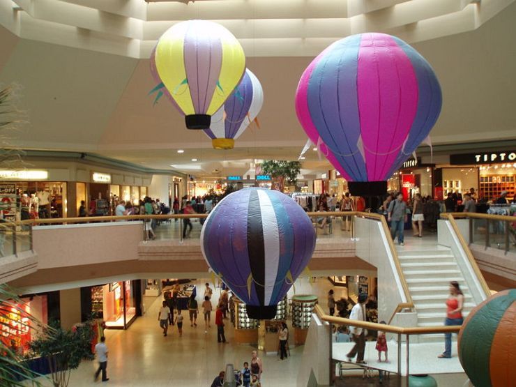 Inside Scarborough Town Centre Mall