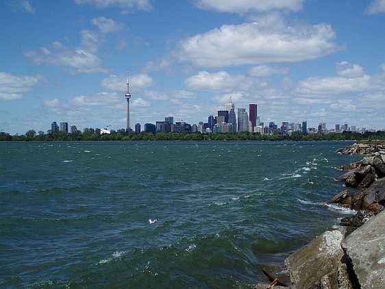 View from Leslie Street Spit (Tommy Thompson Park)