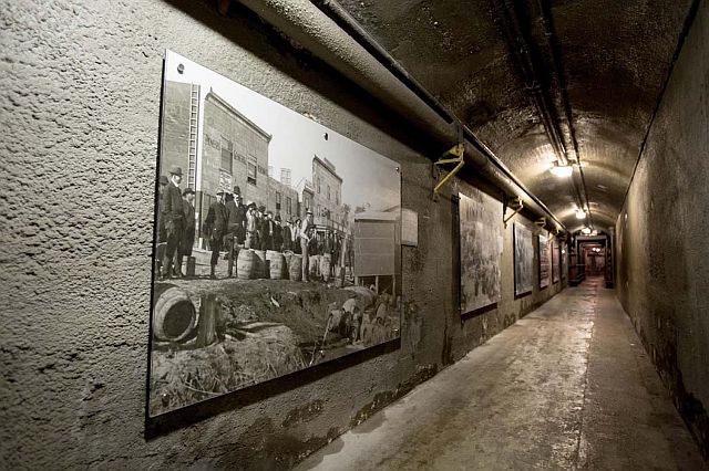 Underground Passage containing the Toronto's Dark Side exhibit