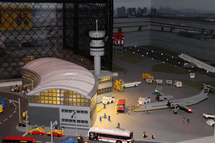 Miniature Replica of Pearson International Airport at Legoland Toronto