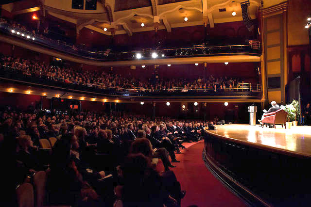 Splendid interior of Massey Hall