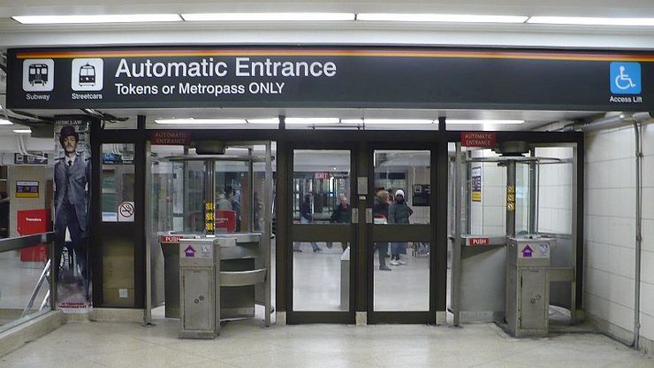 TTC Automated Subway Entrance