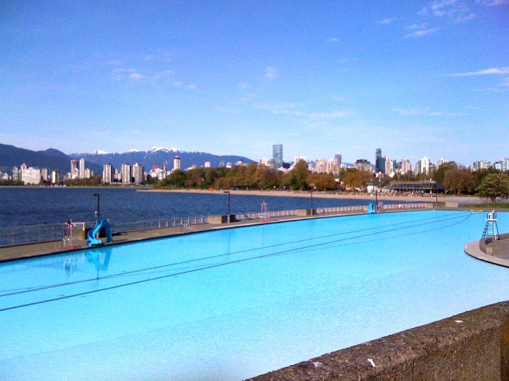 Kitsilano Beach Outdoor Pool is the longest in Canada