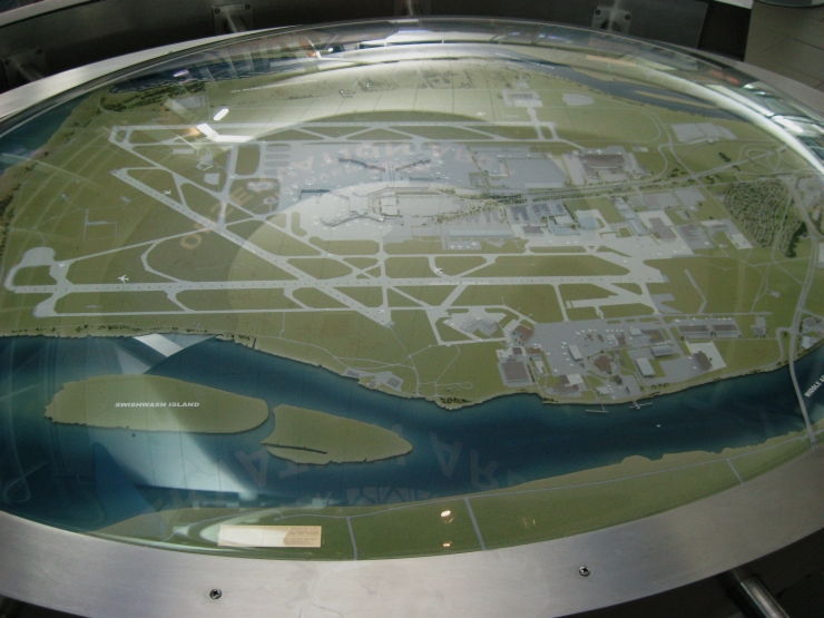 Interactive model of the Vancouver International Airport