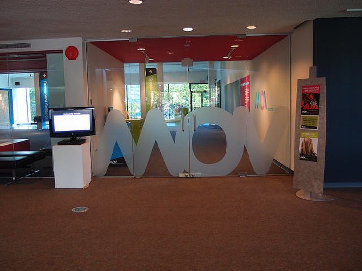 Entrance to the MOV 
