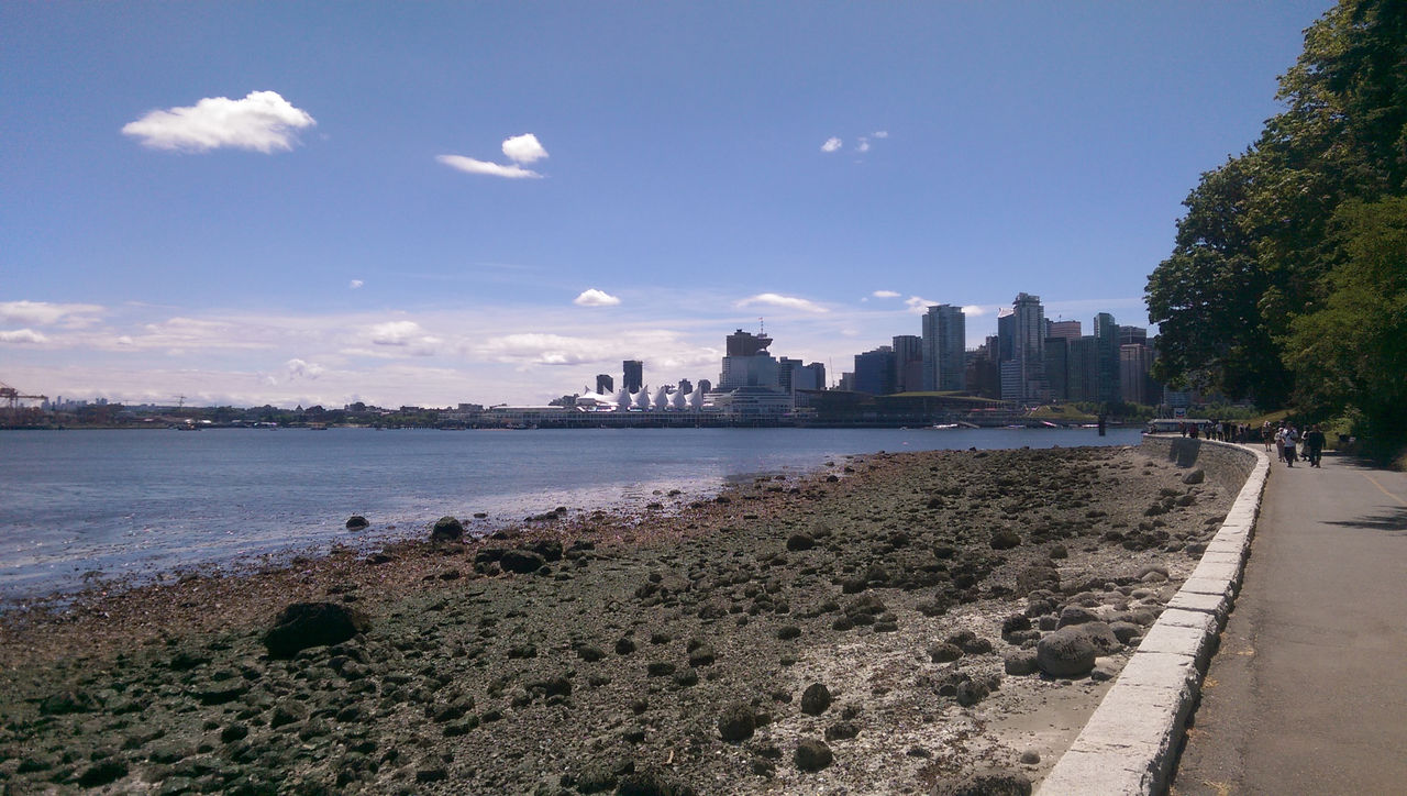 View toward Downtown Vancouver from the Stanley Park Seawall