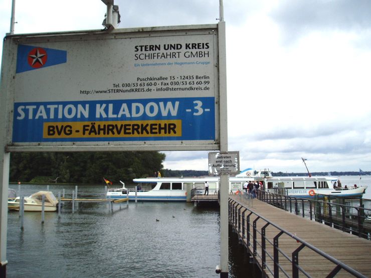 Wharf for F23 and F24 Ferry in Kladow