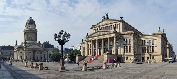 French Cathedral at Gendarmenmarkt Square in Berlin