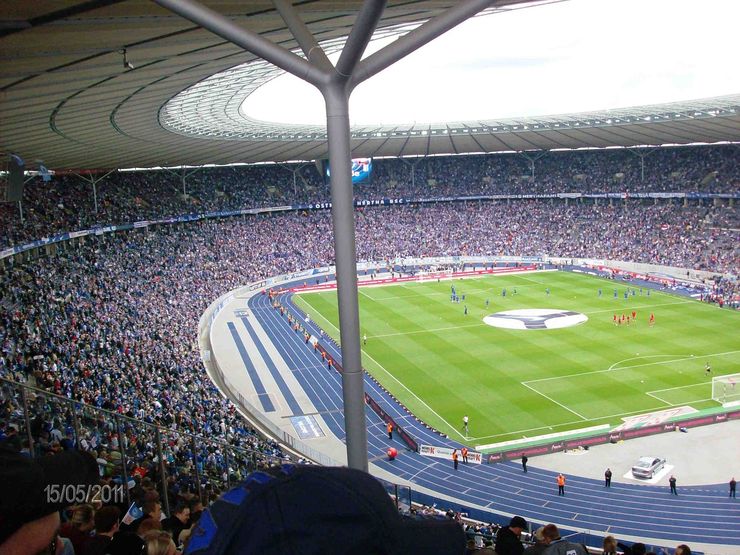  Inside Olympic Stadium