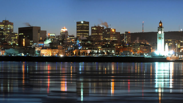 Old Montreal from the Saint Lawrence River