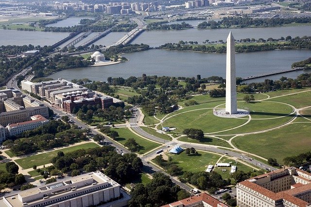 Washington DC from the air