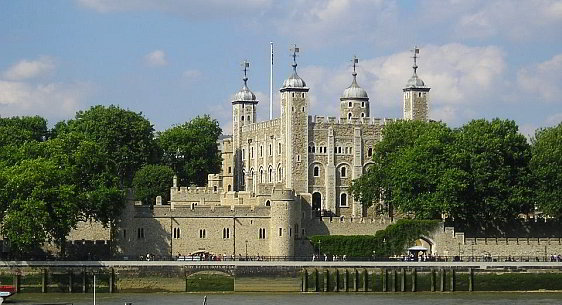 View of the Tower of London from the Thames