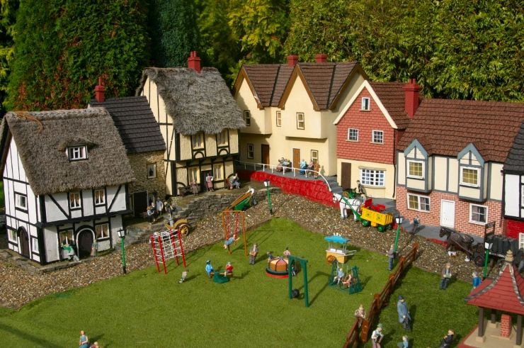 A Small Corner of the Six Miniature Villages
